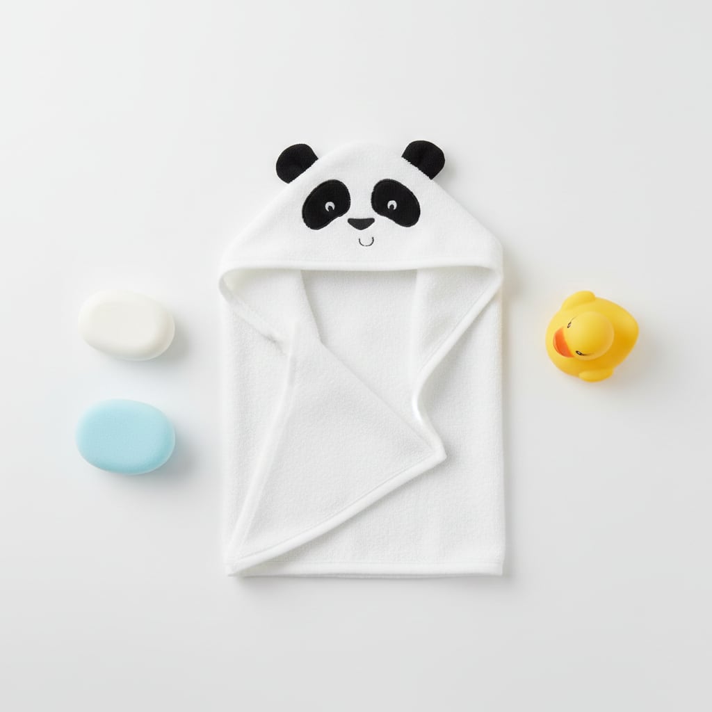 Toalla con Capucha para Bebé INFANTI Panda