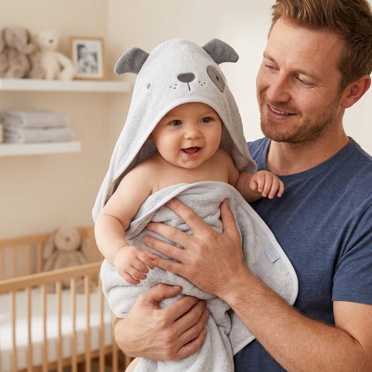 Toalla con Capucha para Bebé INFANTI Dog