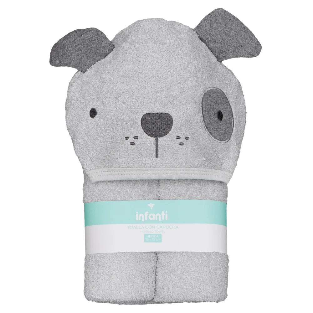 Toalla con Capucha para Bebé INFANTI Dog