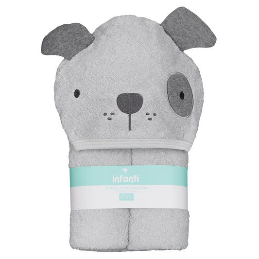 Toalla con Capucha para Bebé INFANTI Dog