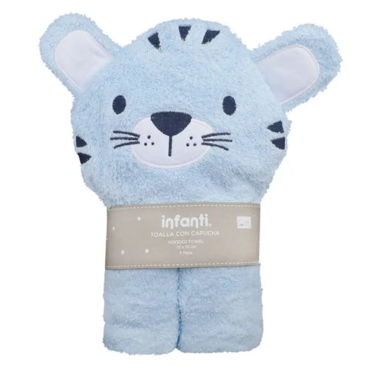 Toalla con Capucha para Bebé INFANTI Tigre
