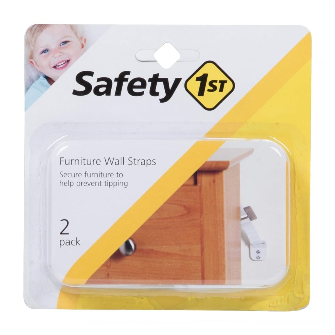 Kit 2un. Correas de Pared para Muebles SAFETY 1ST Furniture Wall Straps