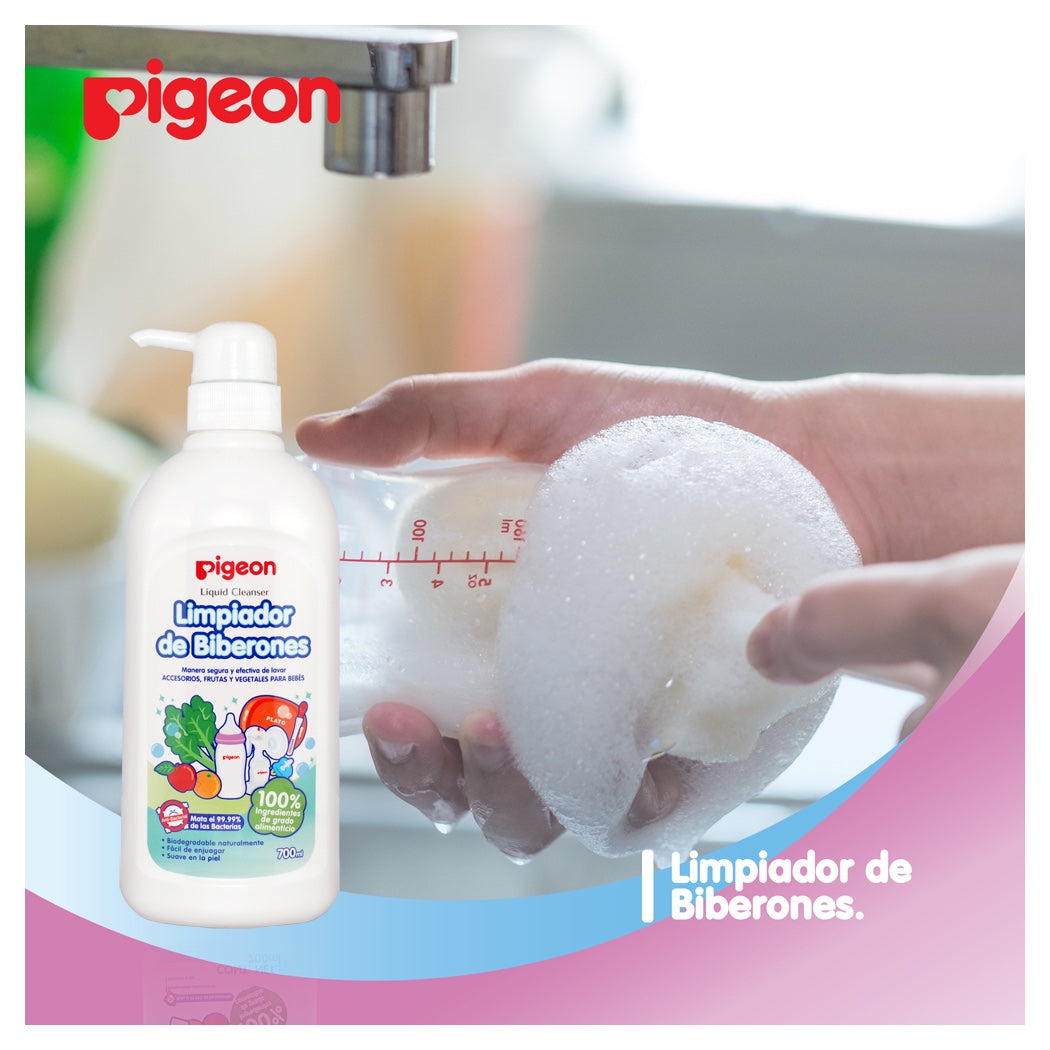 Limpiador de Mamaderas con Dosificador PIGEON 700ml