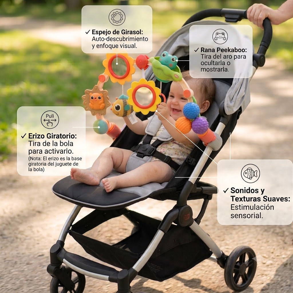 Arco de Juguetes Portátil Universal BBQOOL — Colgantes para Coche — imagen 2
