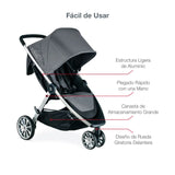 Coche Travel System BRITAX B-Lively/ B-Safe Gen2 Flexfit Fog