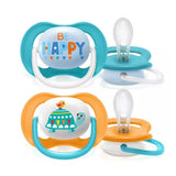 2 x Chupetes de Silicona Ultra Air Collection AVENT 6-18 meses