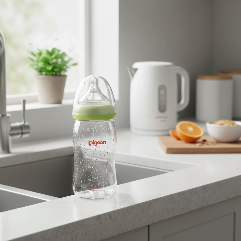 Mamadera Anticólicos Softouch Vidrio 240ml 3m+