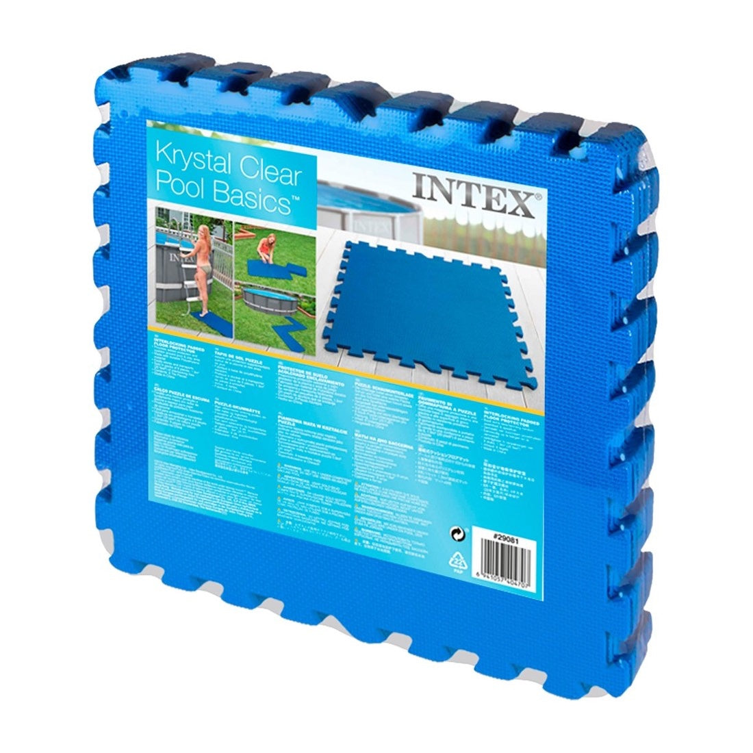 Protector Suelo INTEX para Piscinas 50x50x1cm - 8 Piezas