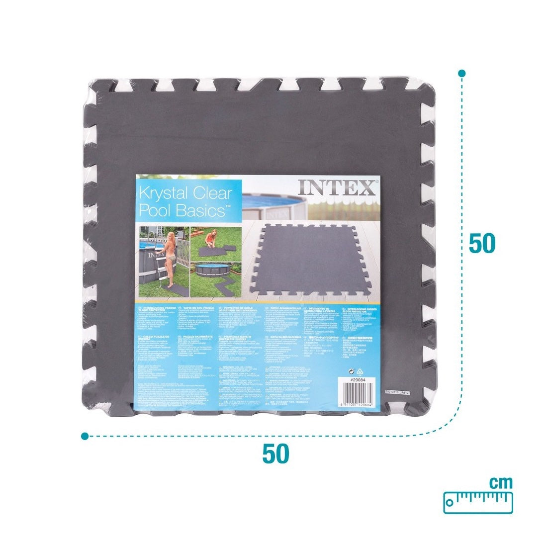 Protector Suelo INTEX 50 x 50 x 0.5cm - 8 Piezas