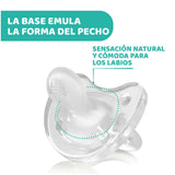 2 Chupetes Silicona CHICCO Physiosoft 16-36 meses