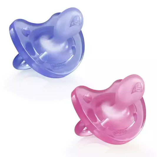 2 Chupetes Silicona CHICCO Physiosoft 16-36 meses