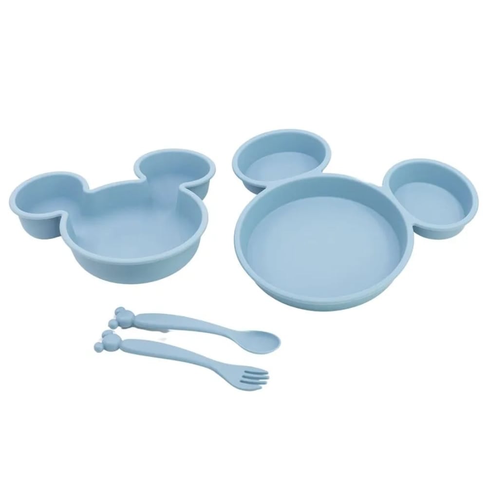 Set de Alimentación 4 Piezas Mickey y Minnie