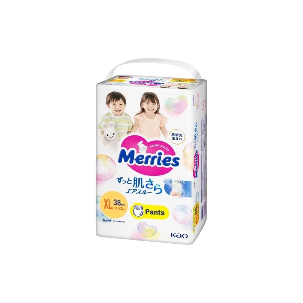 Pañales Pants Merries Talla XL - 38 Unidades