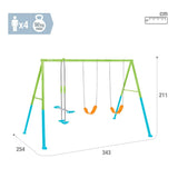 Columpio Jardín Doble con Balancín INTEX