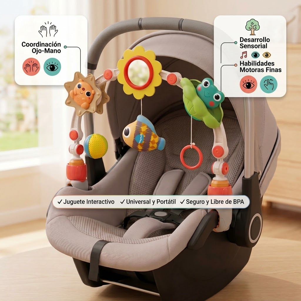 Arco de Juguetes Portátil Universal BBQOOL — Colgantes para Coche — imagen 3