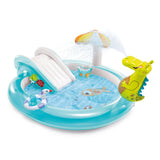 Piscina Centro de Juegos Gator INTEX con Tobogan y Pulverizador