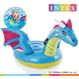 Flotador Inflable Montable INTEX Dragón 201 x 191 cm