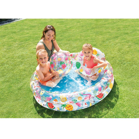 Piscina Inflable infantil INTEX con Pelota y Flotadores