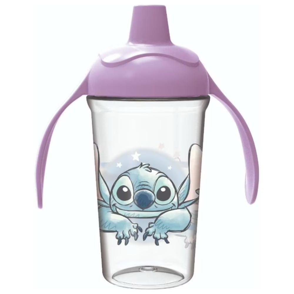 Vaso de Entrenamiento con Asas y Boquilla rígida DISNEY 295ml Stitch 10m+