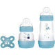 Set Recién Nacido 2 Mamaderas más Chupete MAM Easy Start Diseños variados
