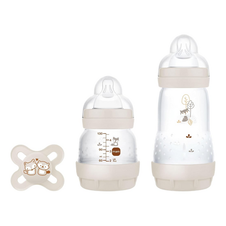 Set Recién Nacido 2 Mamaderas más Chupete MAM Easy Start