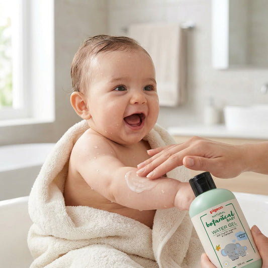 Gel Hidratante post Baño Botanical PIGEON Para Bebés 200ml