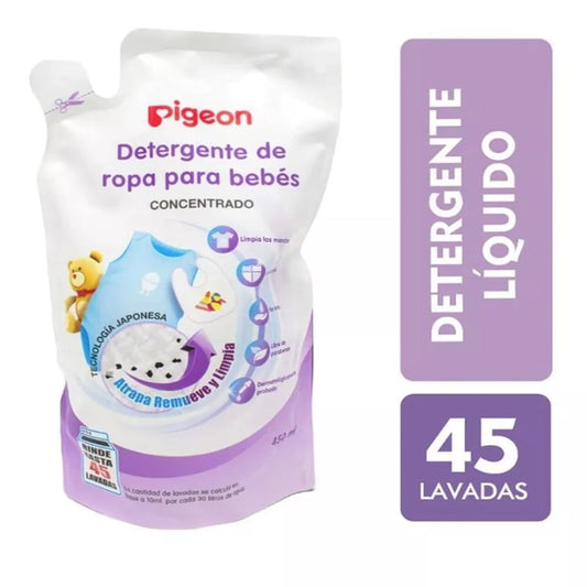Recarga Detergente De Ropa Para Bebés 450 ml  PIGEON