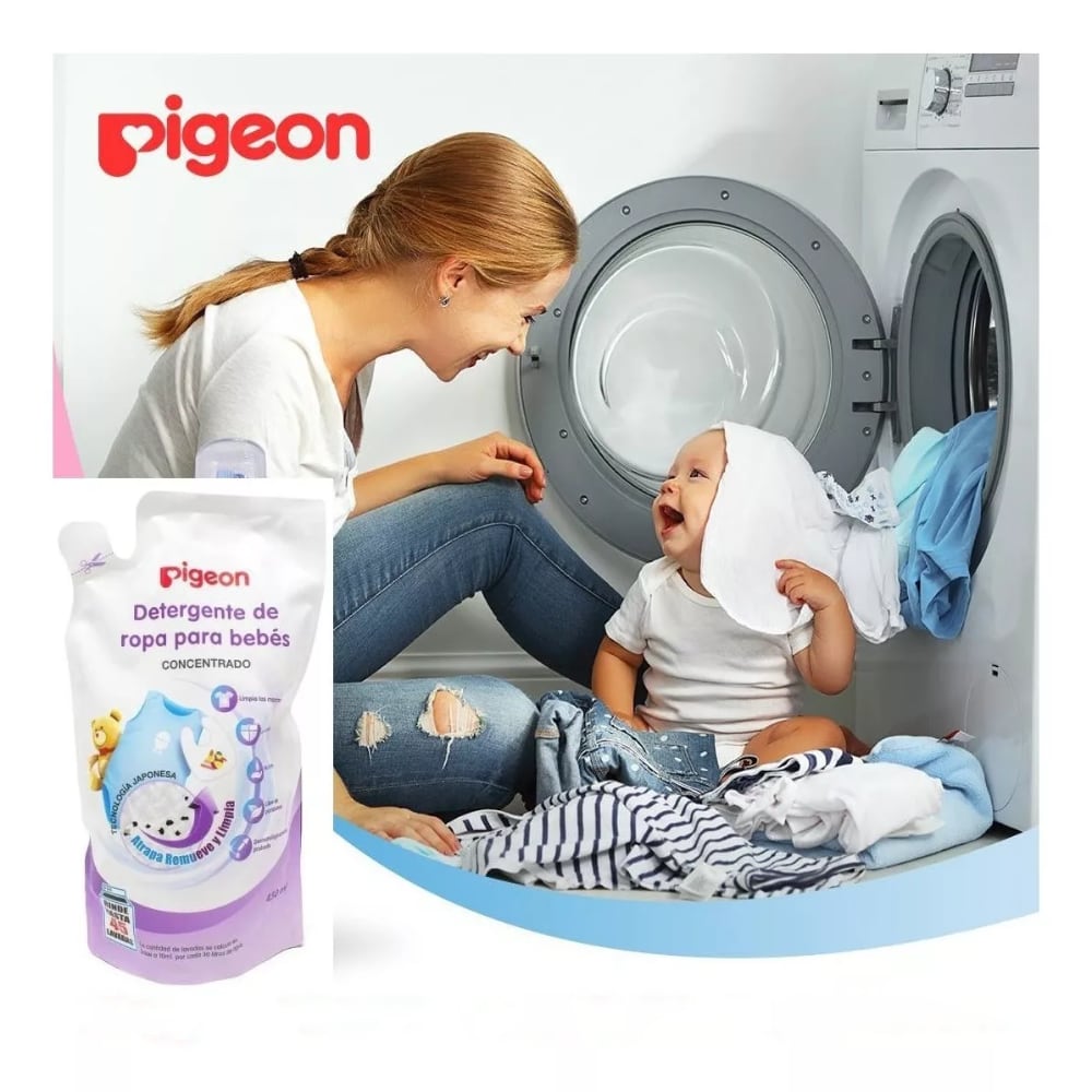 Recarga Detergente De Ropa Para Bebés 450 ml  PIGEON