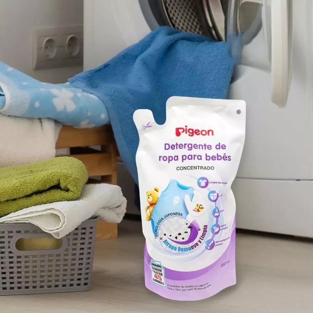 Recarga Detergente De Ropa Para Bebés 450 ml  PIGEON