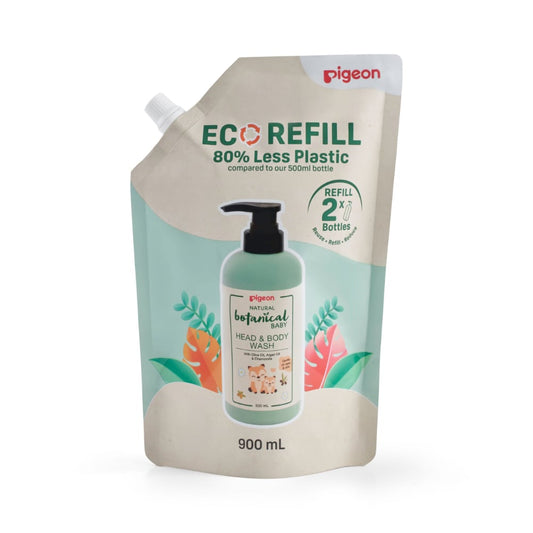 Shampoo y Gel Corporal Botanical PIGEON Recarga 900 ml