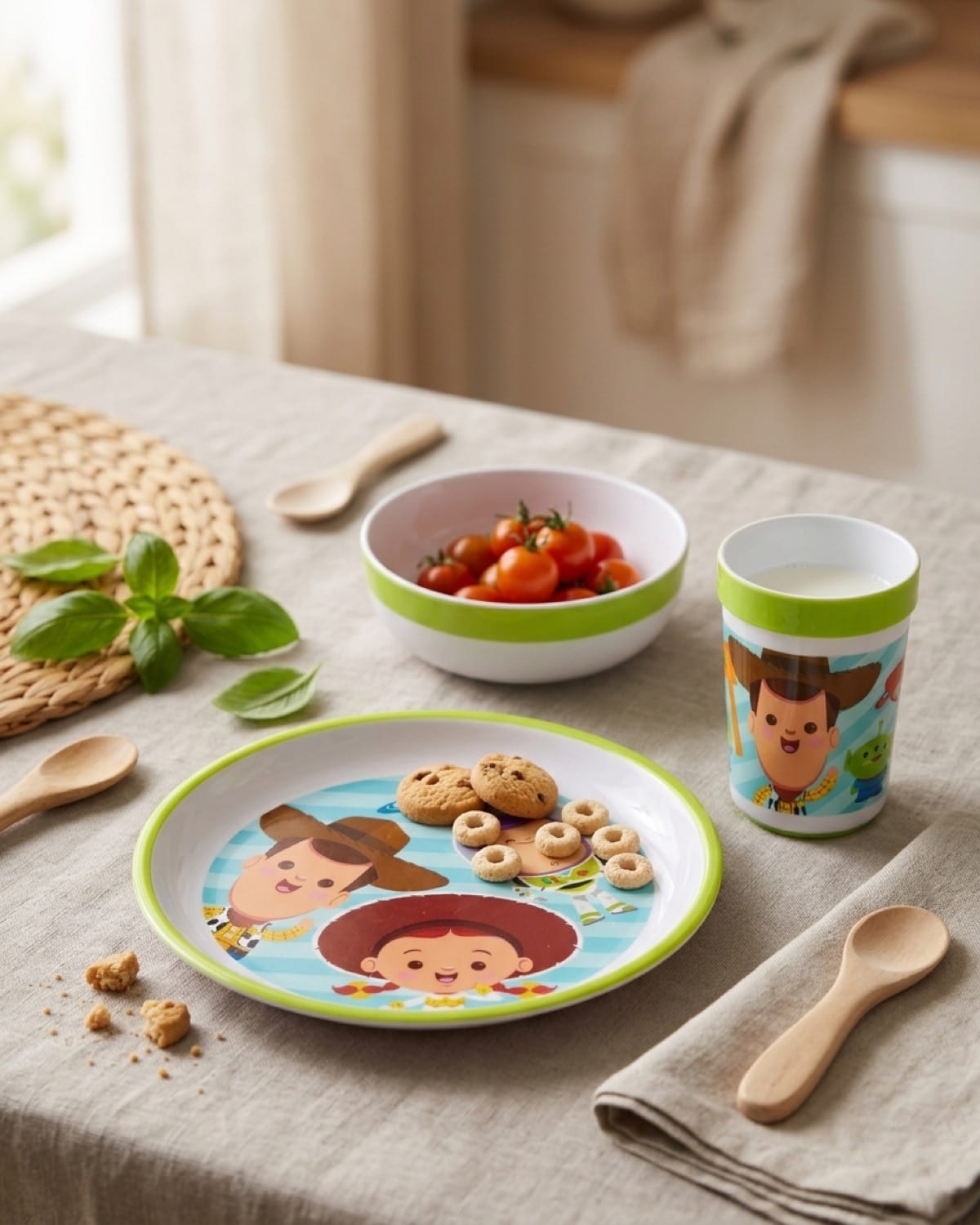 Set Vajilleria 3 Piezas Toy Story (Plato, Bowl y Vaso)