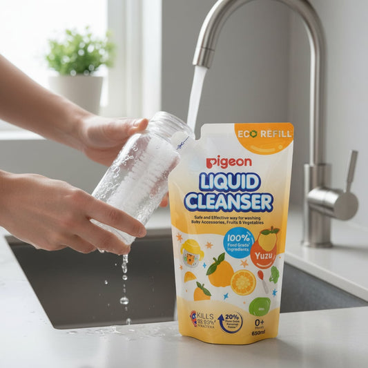 Limpiador de Mamaderas PIGEON Yuzu (Citrus), Recarga 650ml
