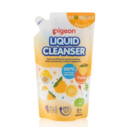 Limpiador de Mamaderas PIGEON Yuzu (Citrus), Recarga 650ml
