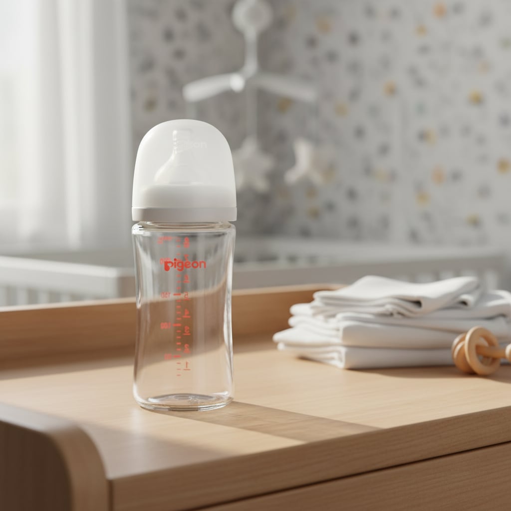 Mamadera Softouch Pigeon Vidrio 240ml 3m+