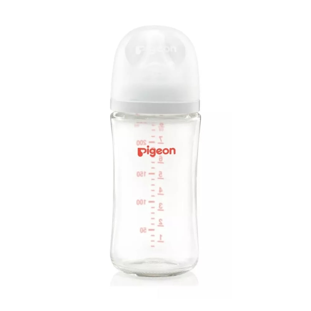 Mamadera Softouch Pigeon Vidrio 240ml 3m+