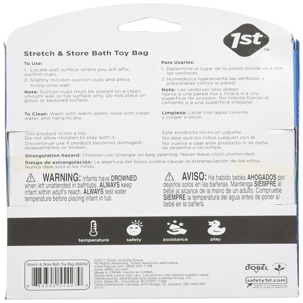 Bolsa Para Juguetes de Baño SAFETY 1ST Bath Toy