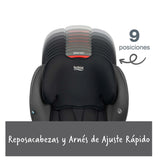 Silla de Auto Butaca Grow With You BRITAX Mod Black