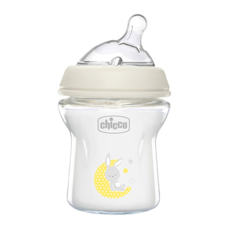 Mamadera Natural CHICCO Feeling Vidrio 150ml 0m+