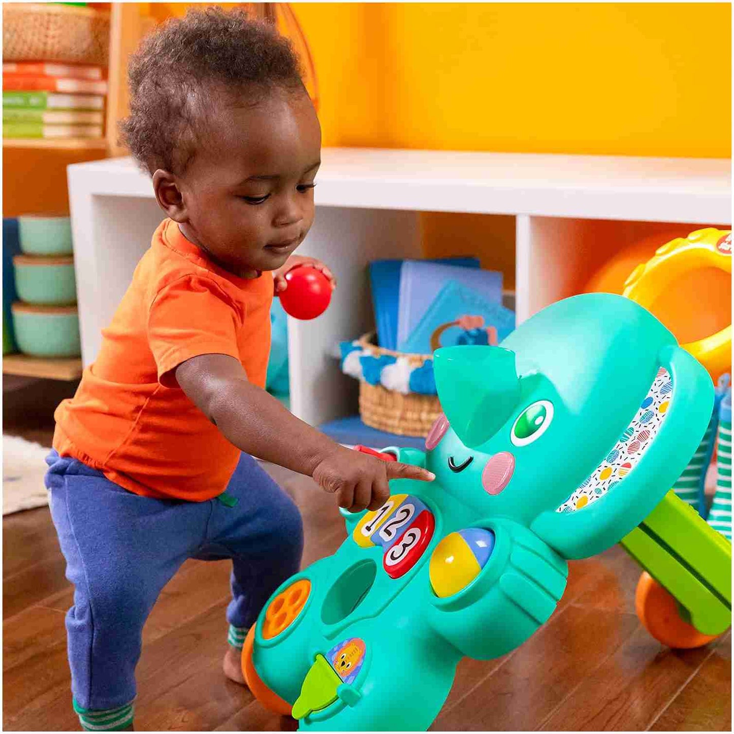 Caminador Elefante de Pelotas 2 en 1 BRIGHT STARTS Stroll 'n Roll