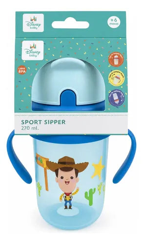 Vaso Antiderrame Toy Story Sipper Cup Con Bombilla 270ml +6m