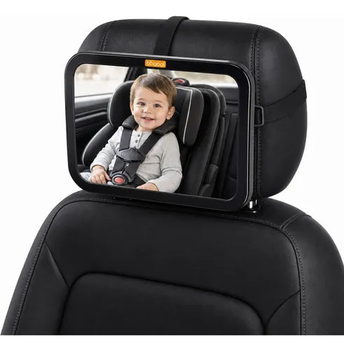 Espejo Retrovisor Para Bebé Auto Bbqool Mirror Xl Extra Gran