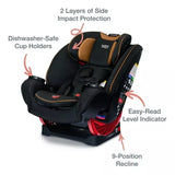 Silla de Auto Convertible BRITAX One4life Premium ClickTight, Ace Black