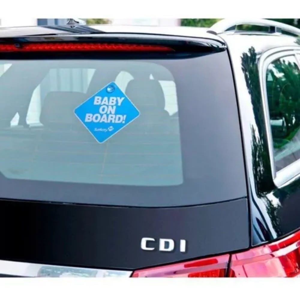 Letrero Baby On Board SAFETY 1ST