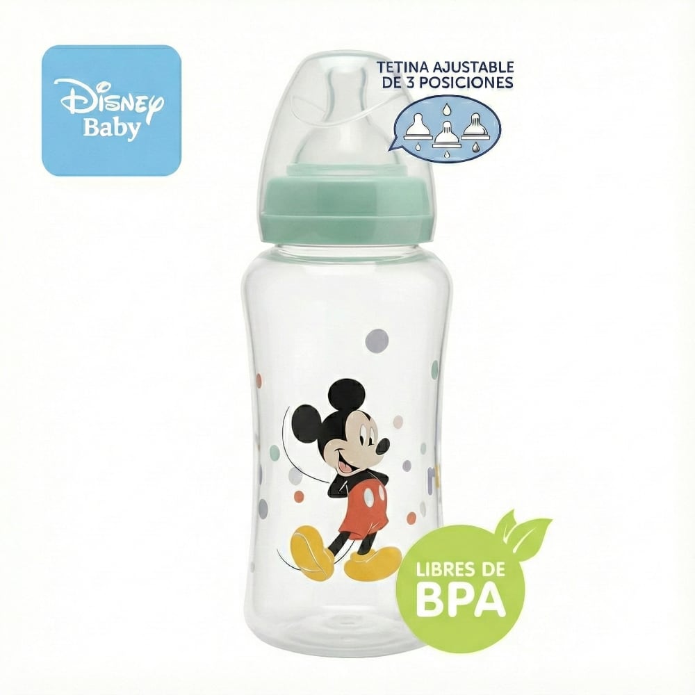 Mamadera Boca Ancha 360ml 0M+ DISNEY
