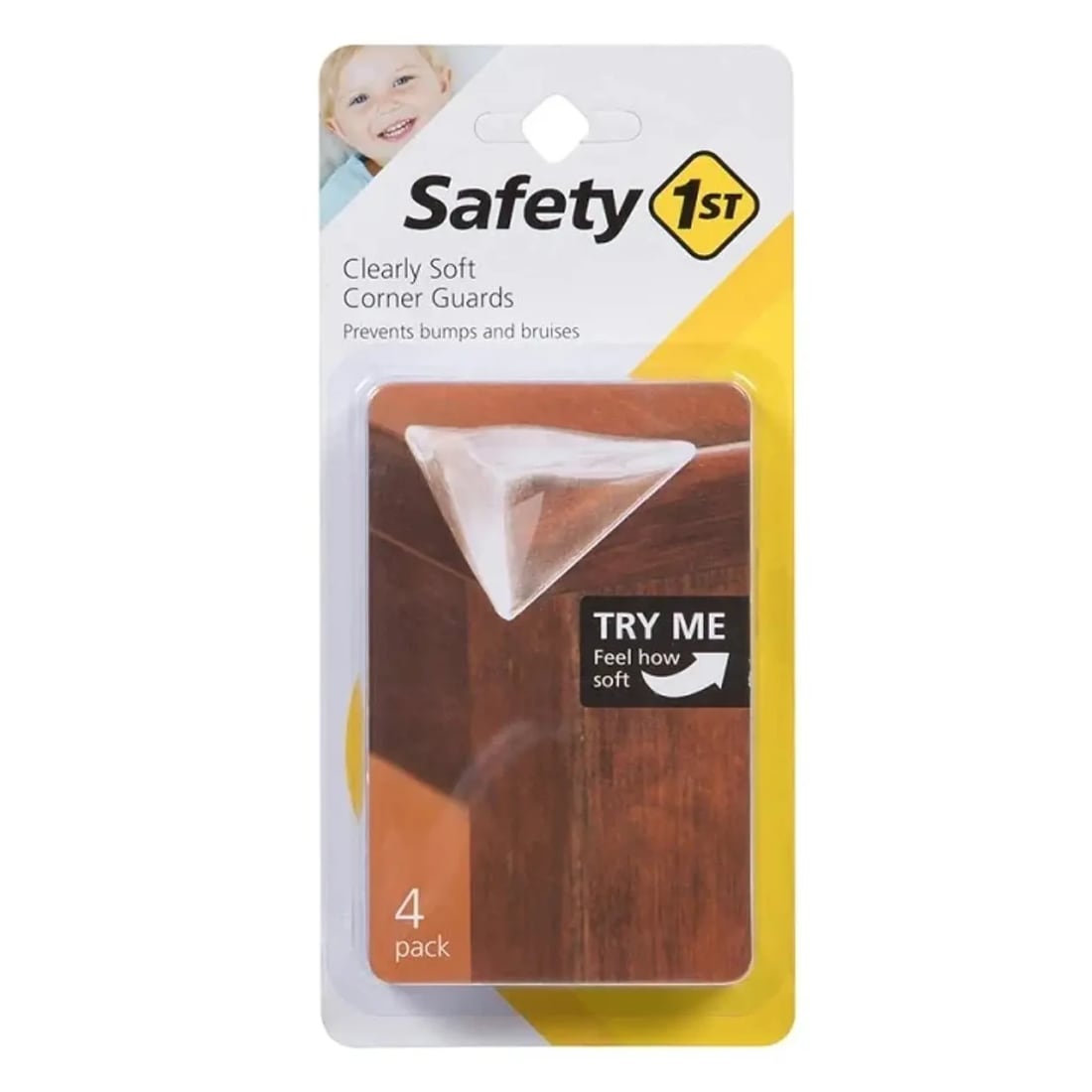 Set Protectores de Esquinas Transparentes 4 Piezas SAFETY 1ST