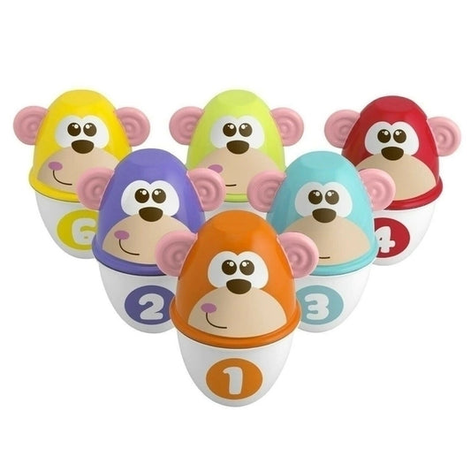 Juguete Bolos Apilables CHICCO Funny Monkey