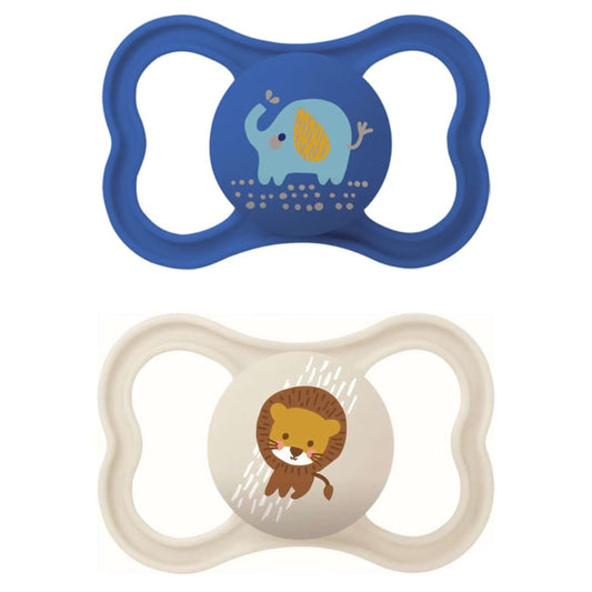 2 Chupetes MAM Air con Caja Esterilizadora 6m+