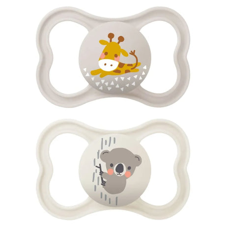 2 Chupetes MAM Air con Caja Esterilizadora 6m+