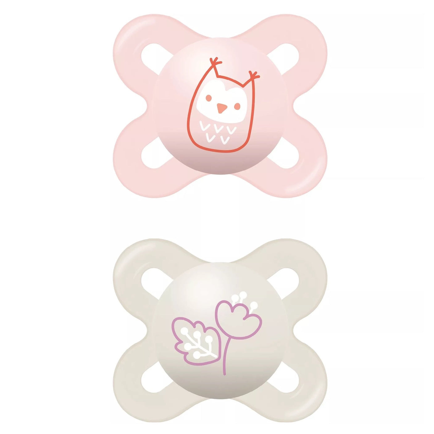 2 Chupetes de Silicona SkinSoft MAM Start 0-2 Meses