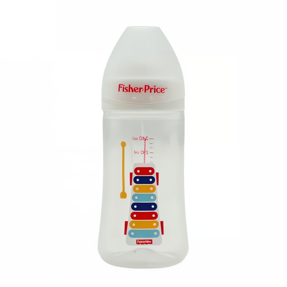 Mamadera Boca Ancha FISHER PRICE 240 ml 0 meses +